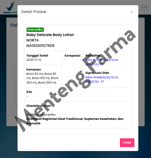 Norta Baby Delicate Body Lotion 300 mL - Melembabkan Kulit Bayi yang Sensitif