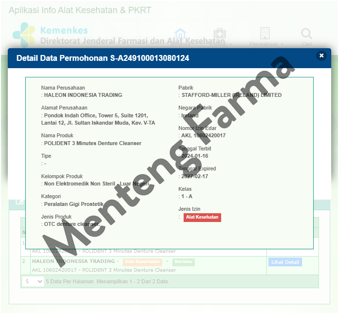 Polident Daily Cleanser 6 Tablet - Pembersih Gigi Palsu