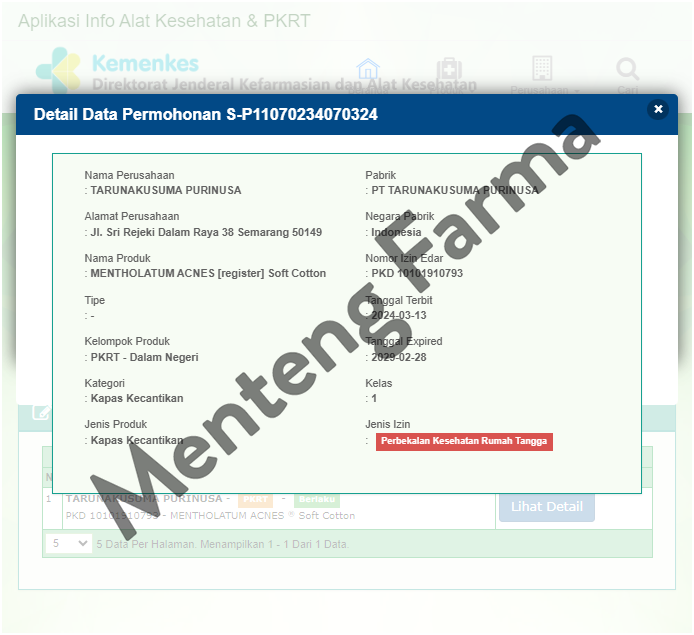 Acnes Soft Cotton 35 Gr - Kapas Kecantikan