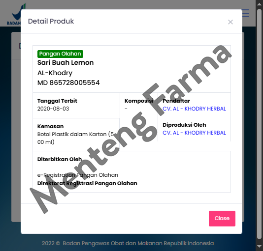 Squeaky (Sari Lemon Murni) - Penurun Berat Badan Dan Detox