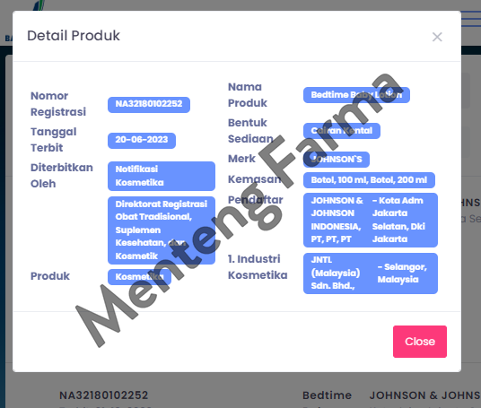 Johnson's Bedtime Baby Lotion 100 mL - Melembabkan & Menenangkan Bayi Sebelum Tidur