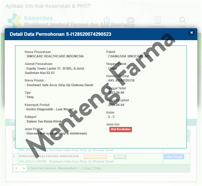 Sinoheart Safe-Accu Strip Uji Gula Darah 50 Pcs - Tes Strip Gula Darah