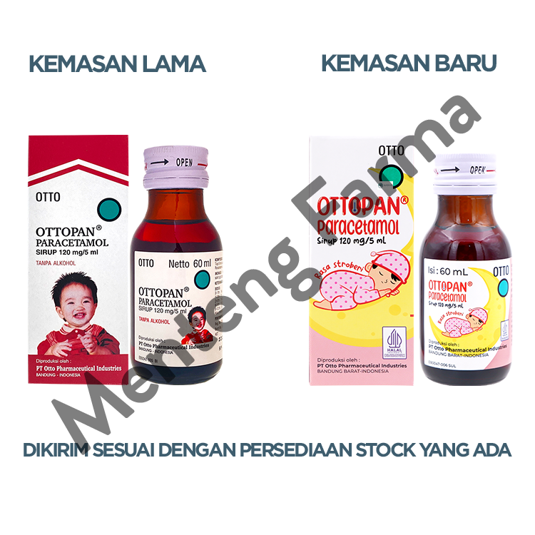 Ottopan Sirup 60 ml - Obat Demam dan Nyeri Ringan Anak