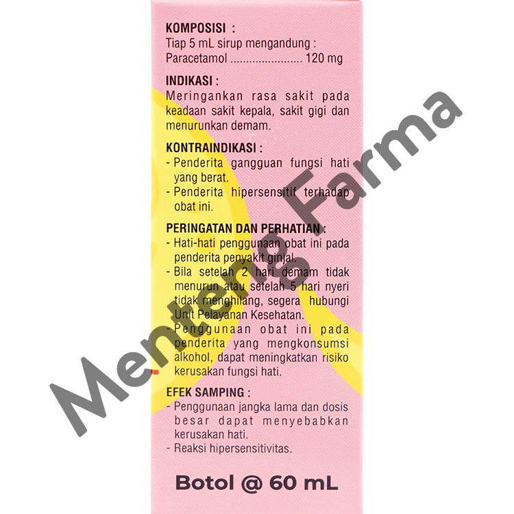 Ottopan Sirup 60 ml - Obat Demam dan Nyeri Ringan Anak