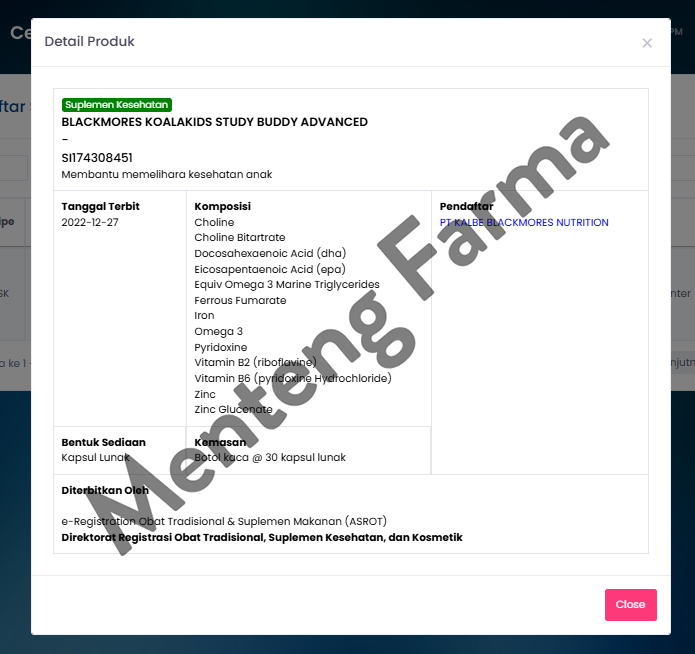 Blackmores Koala Kids Study Buddy Advanced 30 Kapsul - Suplemen Omega 3 Anak