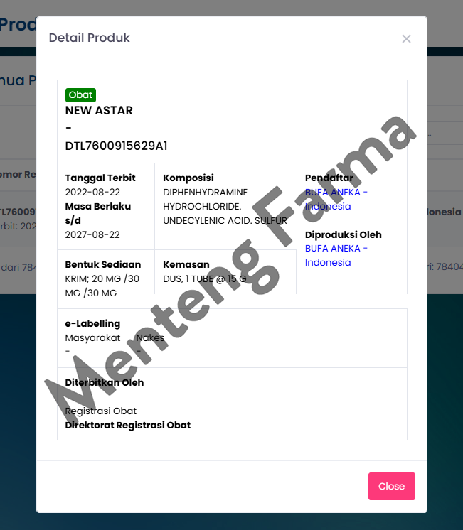 Salep New As Tar Cream - Meredakan Gatal, Eksim, Jerawat, Bisul, Panu