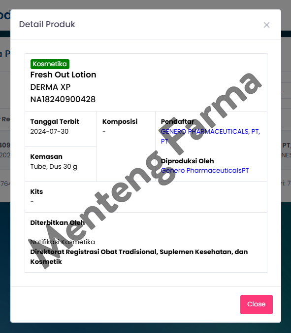 Derma XP Fresh Out Lotion 30 Gr - Mengurangi Keringat Berlebih