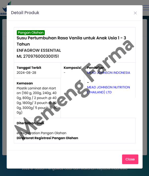 Enfagrow Essential 3 Vanila - Susu Pertumbuhan Anak Usia 1-3 Tahun 400 Gram