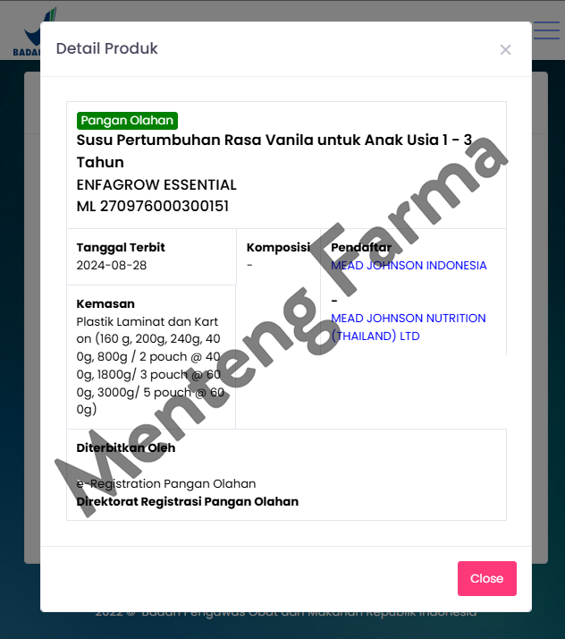 Enfagrow Essential 3 Vanila - Susu Pertumbuhan Anak Usia 1-3 Tahun 800 Gram