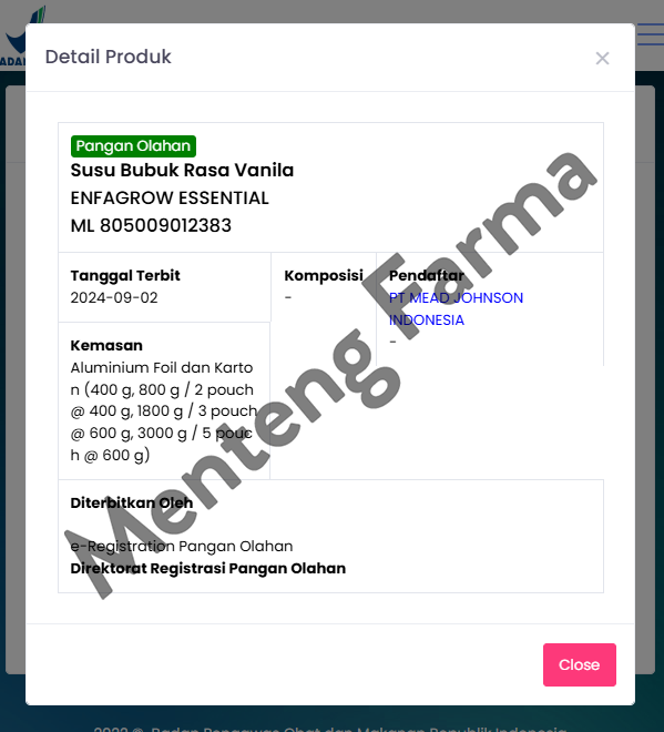 Enfagrow Essential 4 Vanila - Susu Pertumbuhan Anak Usia 3+ Tahun 1800 Gram