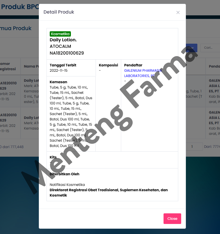 Atocalm Daily Lotion 100 mL - Pelembab Kulit Kering dan Sensitif