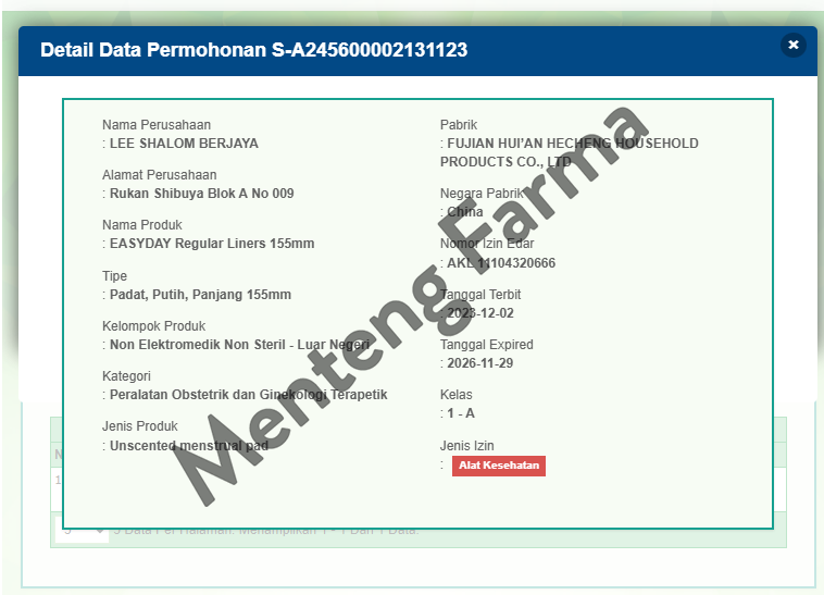 EasyDay Panty Liner 15.5 cm 30 Pads - Pembalut Wanita