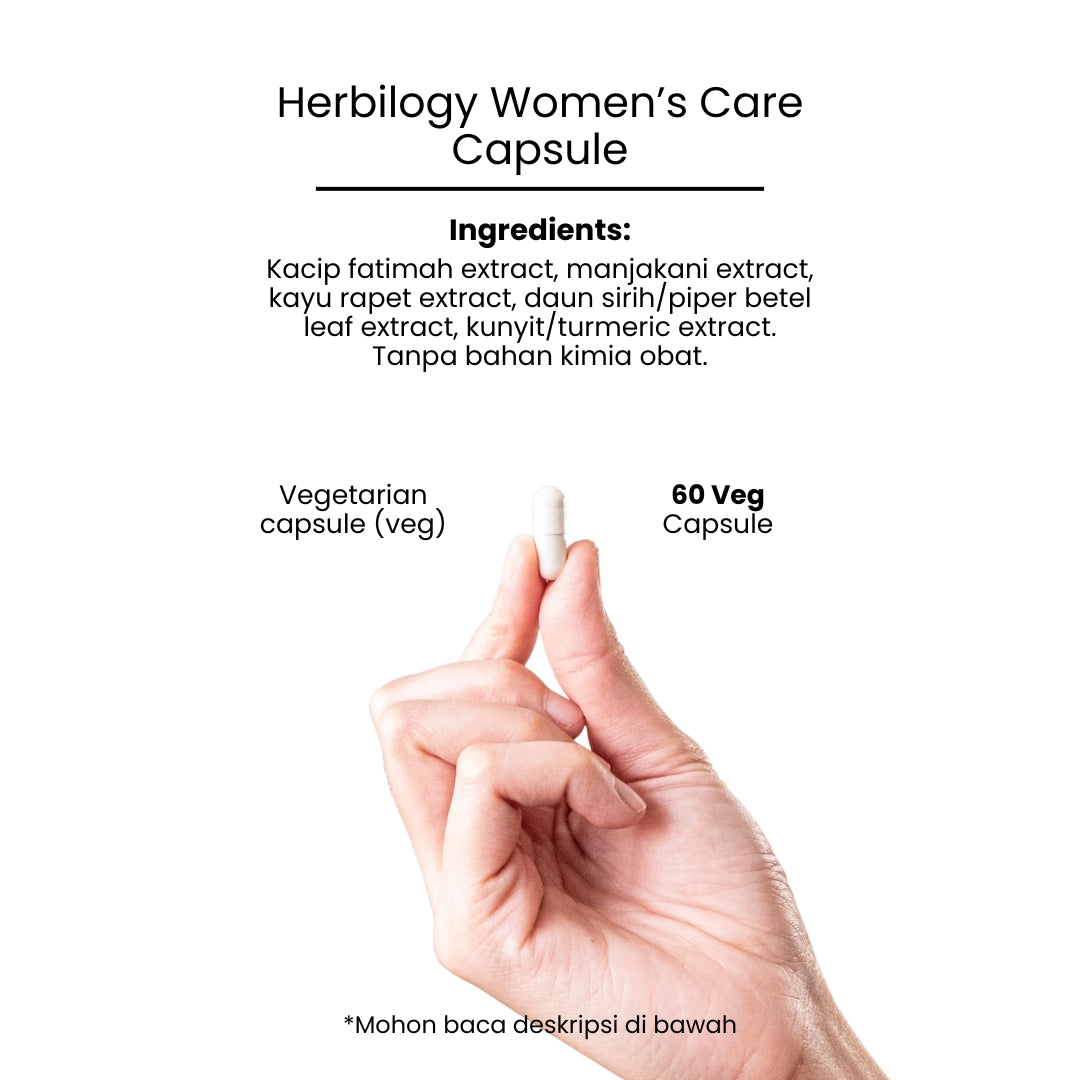 Herbilogy Women's Care (Feminine Health) 60 caps - Suplemen Herbal Kewanitaan