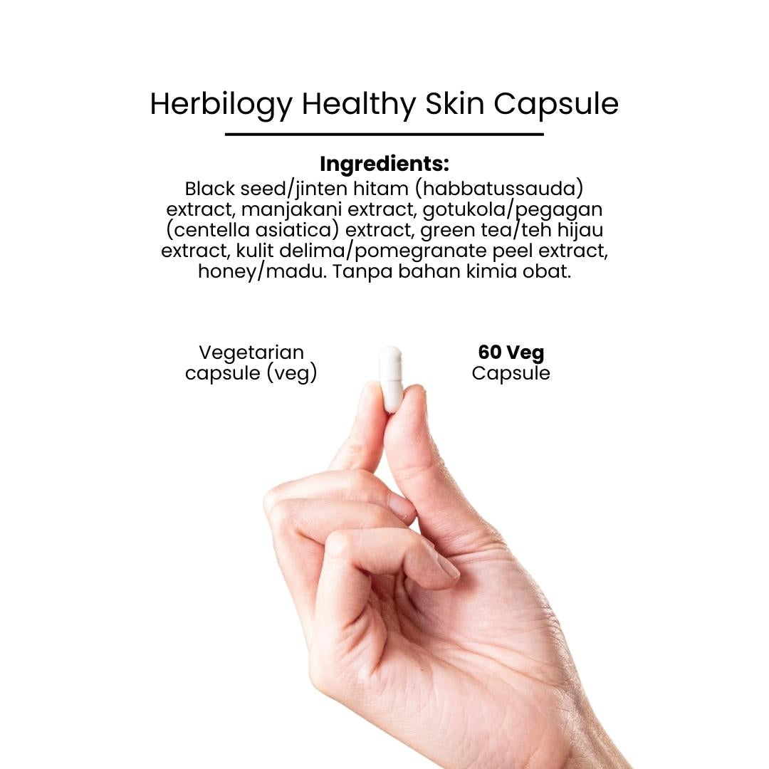 Herbilogy Healthy Skin 60 caps - Suplemen Kesehatan Kulit