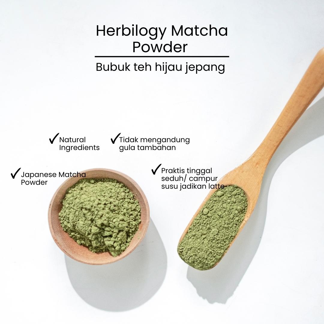 Herbilogy Matcha Powder 100 gr - Bubuk Teh Hijau Jepang