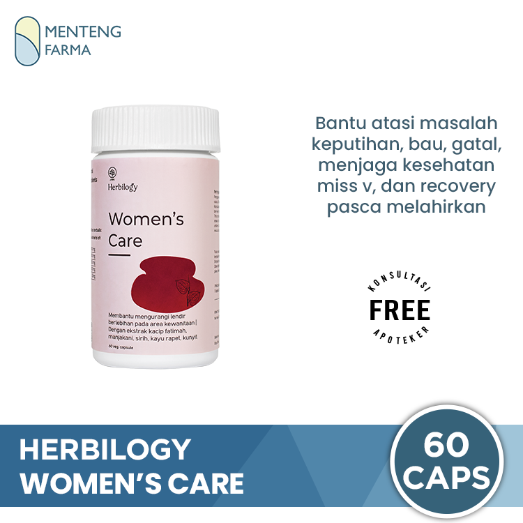 Herbilogy Women's Care (Feminine Health) 60 caps - Suplemen Herbal Kewanitaan