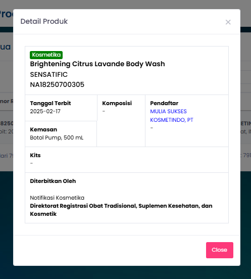 Sensatific Brightening Citrus Lavande Body Wash 500ml - Melembabkan dan Mencerahkan Kulit