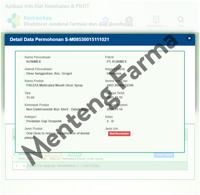 Frezza Medicated Mouth Ulcer Spray 13 mL - Spray Mulut Penghilang Sariawan