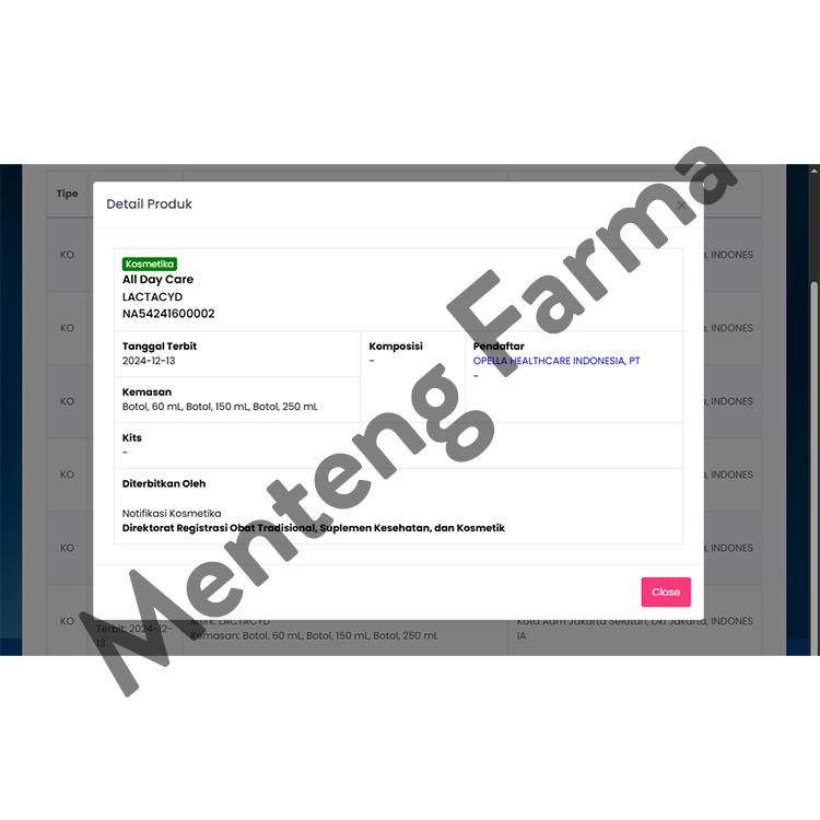 Lactacyd All Day Care 60 mL