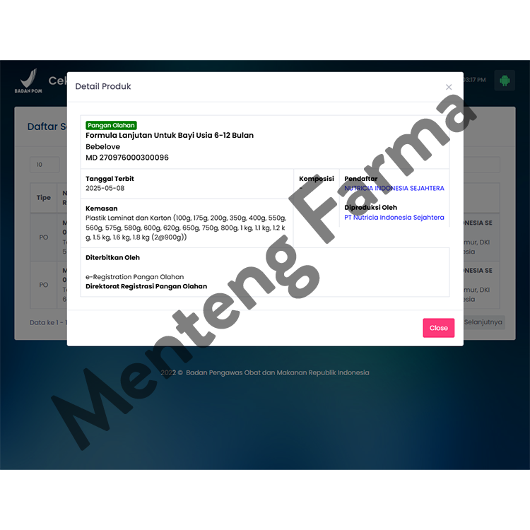 Bebelove 2 (6 - 12 Bulan) Formula Bayi Bubuk 350 Gram