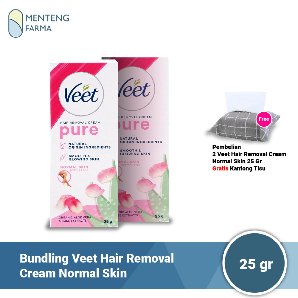 Bundling Veet Hair Removal Cream Normal Skin 25 gr
