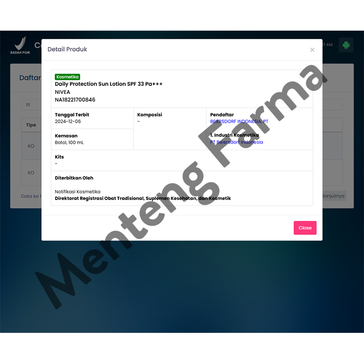 Nivea Daily Protection Sun Lotion SPF33 100ml