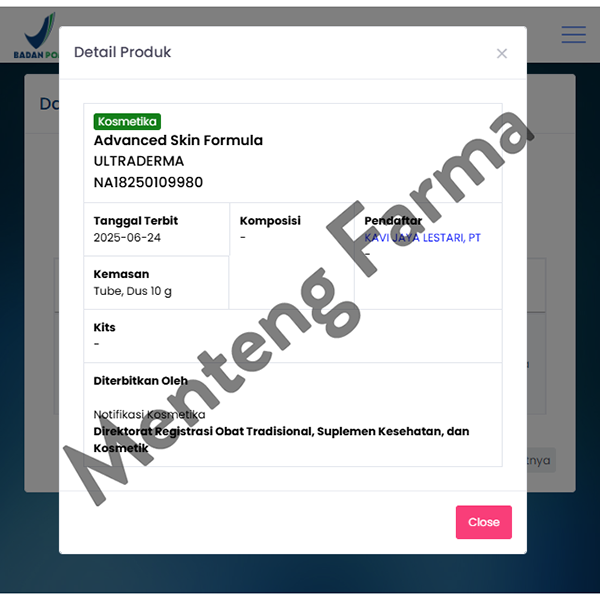 Ultraderma 10 gr - Membantu Menghaluskan Kulit
