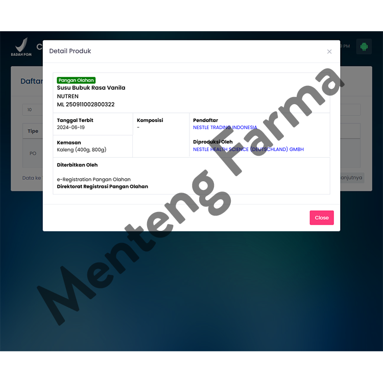 Nutren Diabetes 400 Gram - Susu Khusus Penderita Diabetes