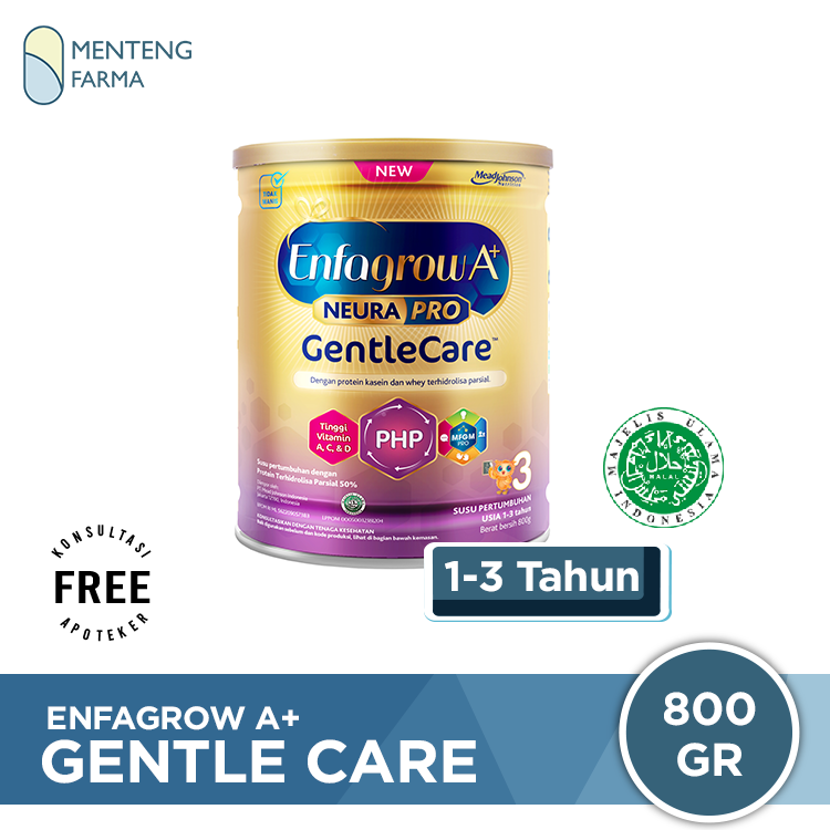 Enfagrow A+ Gentle Care - Nutrisi Lembut untuk Anak Usia 1-3 Tahun 800 gram