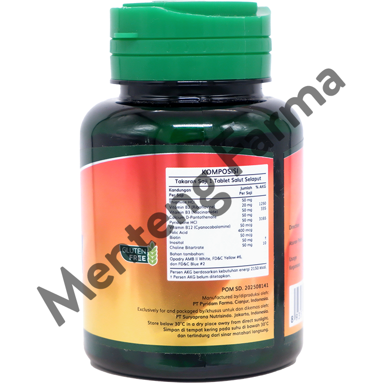 Nutrimax B Complex 30 tablet - Suplemen Kesehatan dengan Vitamin B kompleks
