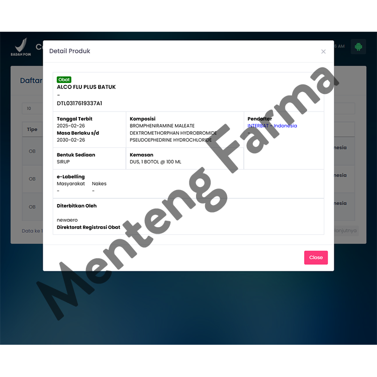 Alco Flu + Batuk Sirup 100 ml - Obat Batuk Bersin dan Hidung Tersumbat