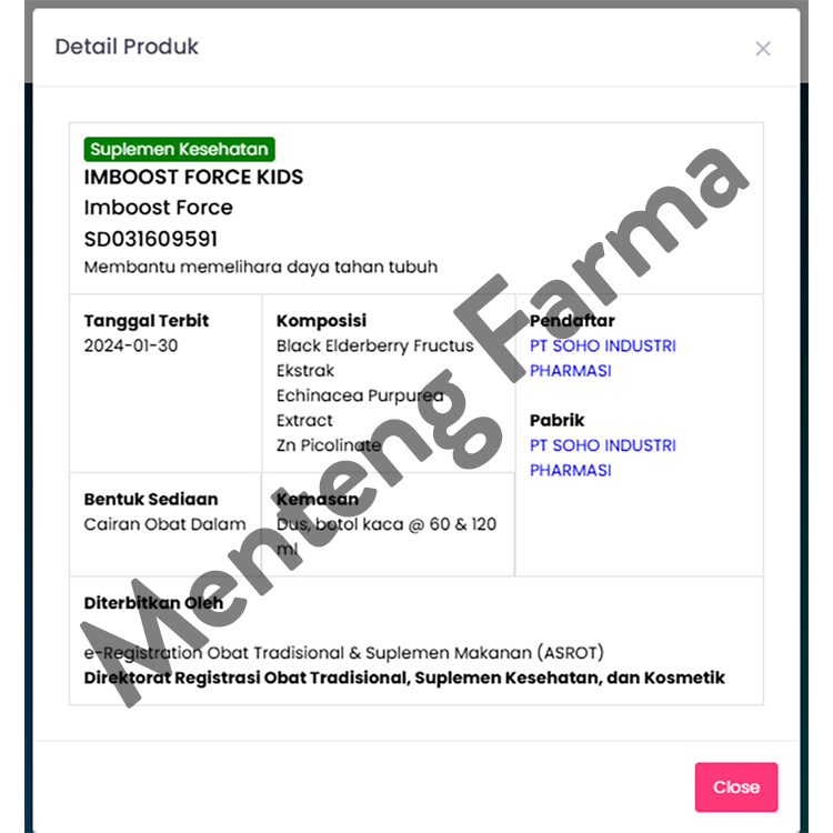 Imboost Force Kids Syrup 120 mL - Suplemen Penambah Imun Tubuh