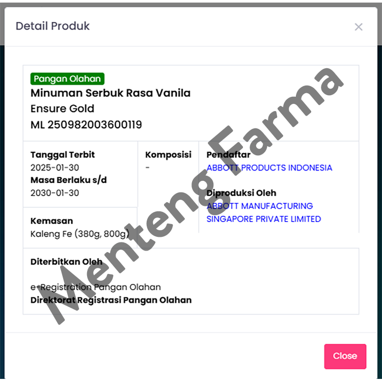 Ensure Vanila 380 Gram - Susu Penambah Nutrisi Dewasa Rendah Laktosa