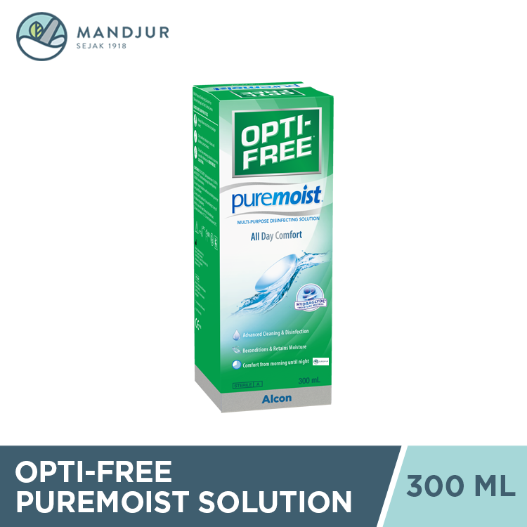 Opti-Free Puremoist Solution 300 ml - Cairan Pembersih Softlens