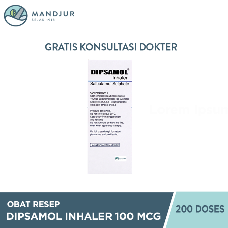 Dipsamol Inhaler 100 mcg