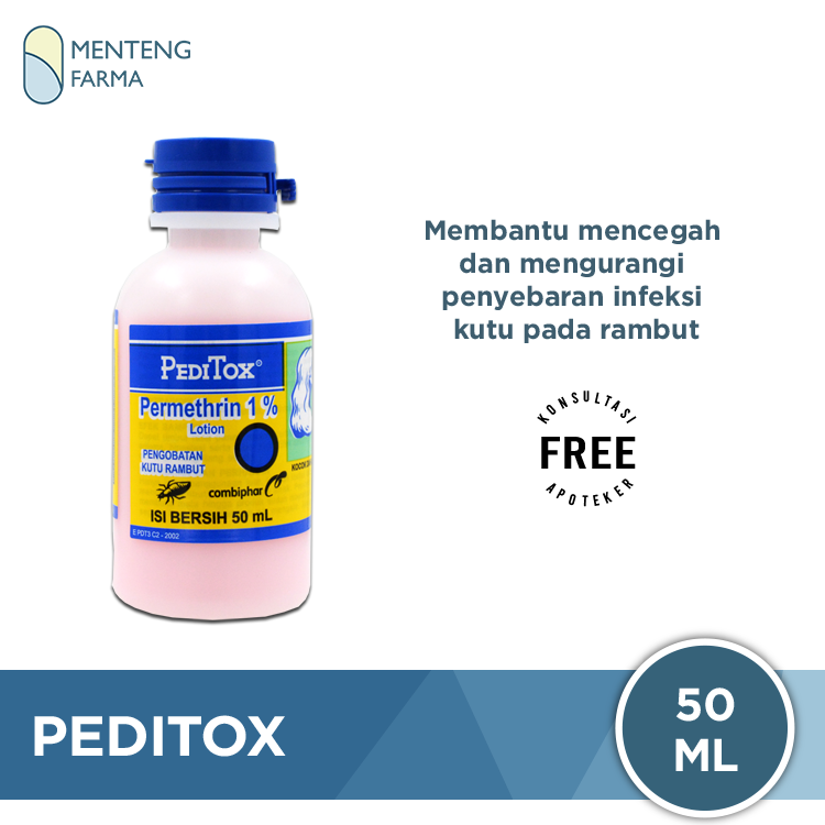 Peditox (Obat Pembasmi Kutu Rambut) - Menteng Farma