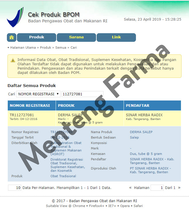 Sha Hsien Chin (Derma Salep) - Salep Gatal Kulit, Panu, Kurap, Kadas - Menteng Farma