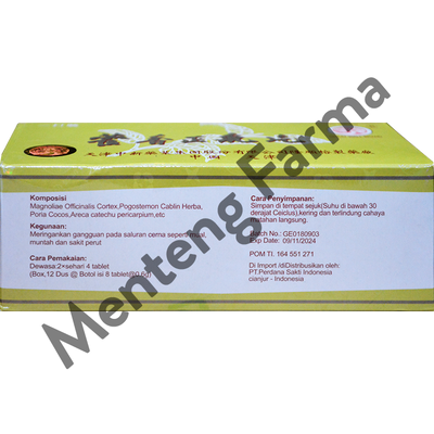 Huo Hsiang Cheng Chi Pien - Dus isi 12 Botol - Menteng Farma
