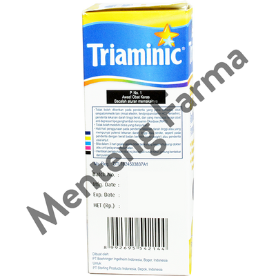 Triaminic Syrup Ekspektoran dan Pilek (Rasa Lemon) - Menteng Farma