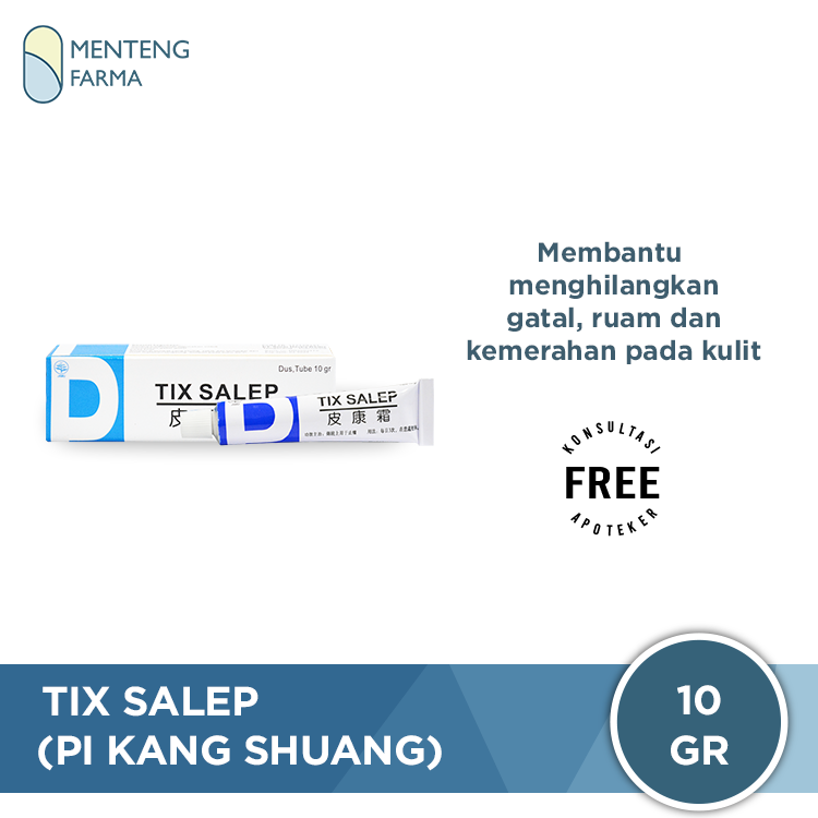 Tix Salep (Pi Kang Shuang) - Salep Penghilang Rasa Gatal dan Alergi - Menteng Farma