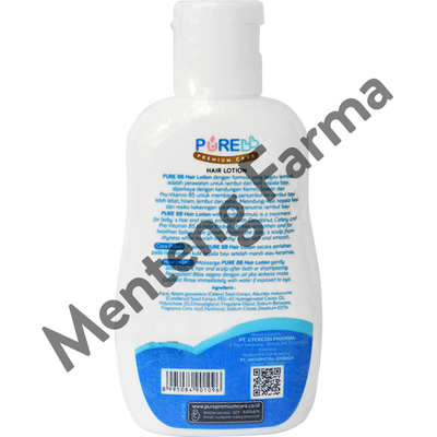 Pure Baby Hair Lotion 80 mL - Perawatan Rambut dan Kulit Kepala Bayi - Menteng Farma