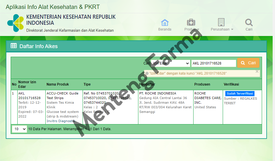 Accu-Chek Guide 50 Test Strip - Tes Strip Gula Darah - Menteng Farma