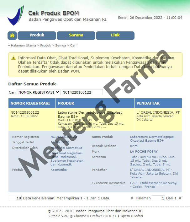 La Roche Posay Cicaplast Baume B5+ Repairing Soothing Balm 40 mL - Pelembab Kulit - Menteng Farma