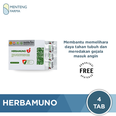 Herbamuno 4 Tablet - Multivitamin Dengan Kandungan Alami - Menteng Farma