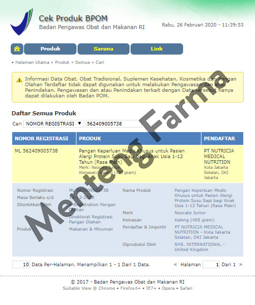 Nutricia Neocate Junior 400 Gram - Susu Khusus Alergi Anak 1 - 12 Thn - Menteng Farma