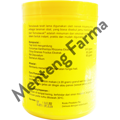 Sari Temulawak 85 Instan Original Toples 400 gr - Menteng Farma