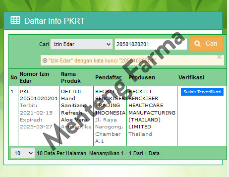 Dettol Hand Sanitizer Refresh 50 mL - Pembersih Tangan Tanpa Bilas - Menteng Farma