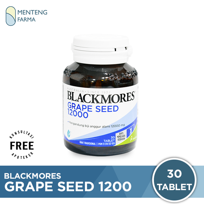 Blackmores Grape Seed 12000 - Sumber Antioksidan & Menyehatkan Kulit - Menteng Farma