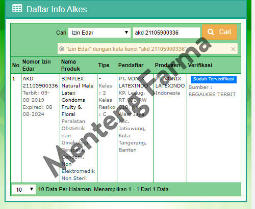 Kondom Simplex Strawberry Fragrance - Isi 12 - Menteng Farma