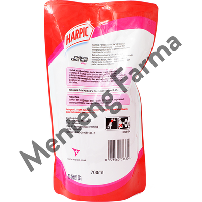 Harpic Rose Pouch 700 ML - Pembersih Kamar Mandi dan Toilet - Menteng Farma